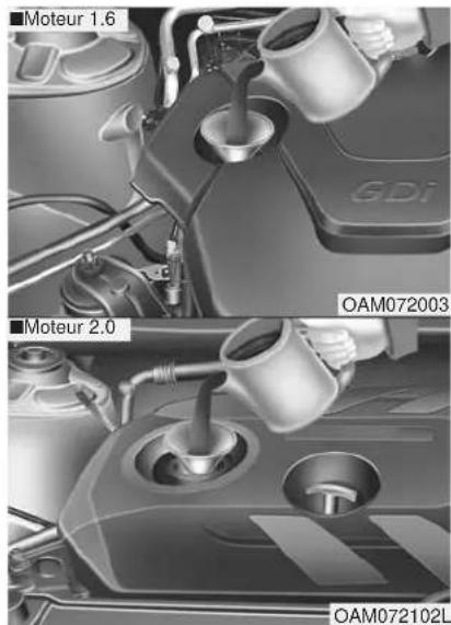 KIA Soul (2013) - MISE EN GARDE - Remplacement de l'huile moteur - 1