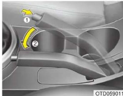 KIA Soul (2013) - MISE EN GARDE - Frein de stationnement - 1