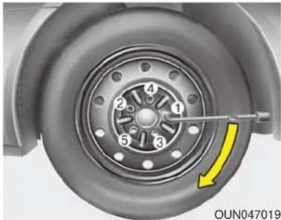 KIA Soul (2013) - - Montage des roues - 1