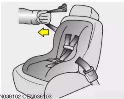KIA Soul (2012) - WARNING - Child seat installation - 3