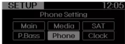 KIA Soul (2012) - ■ Phone Setup - 1