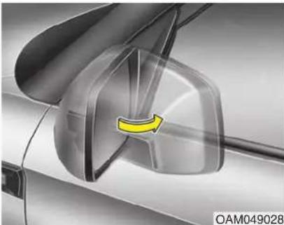 KIA Soul (2012) - CAUTION - Outside mirror - 1