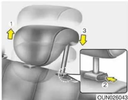 KIA Soul (2012) - WARNING - Headrest removal - 1