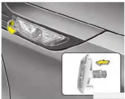 KIA Soul (2014) - Remplacement de l'ampoule des catadioptres de Type A (si équipé) - 1