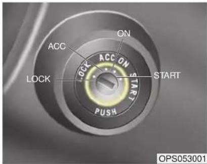 KIA Soul (2014) - Commutateur d'allumage illuminé - 1
