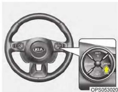 KIA Soul (2014) - Pour désengager le régulateur de vitesse, procédez d'une de ces façons : - 1