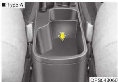 KIA Soul (2014) - Rangement dans la console centrale - 1
