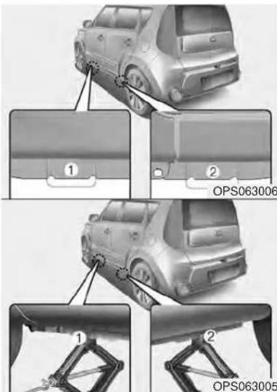 KIA Soul (2014) - AVERTISSEMENT - Changer une roue - 2