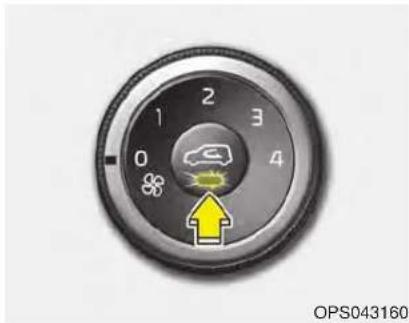KIA Soul (2014) - Bouton de commande d'admission d'air - 1