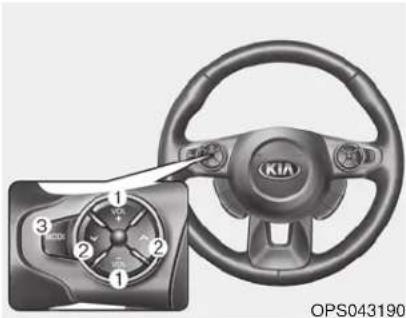 KIA Soul (2014) - Télécommande de radio (si équipé) - 1