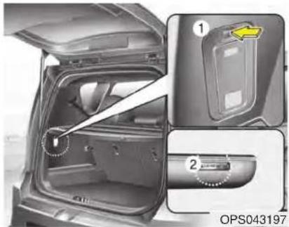 KIA Soul (2014) - Utilisation de la lampe de poche (si équipé) - 1