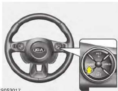 KIA Soul (2014) - Pour mettre le régulateur hors circuit, procédez de l'une de ces façons : - 1