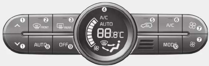 KIA Soul (2014) - SYSTÈME DE CLIMATISATION AUTOMATIQUE (SI ÉQUIPÉ) - 1