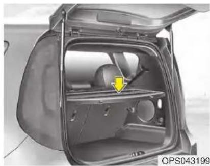 KIA Soul (2014) - Couvre-bagages (si équipé) - 1