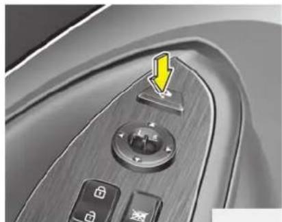 KIA Optima Hybrid (2012) - MISE EN GARDE - Rétroviseur extérieur - 1