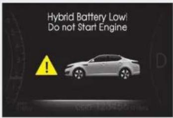 KIA Optima Hybrid (2012) - MISE EN GARDE - 2