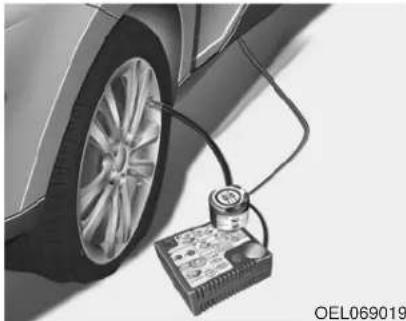 KIA Optima Hybrid (2012) - AVERTISSEMENT - Réparation temporaire - 1