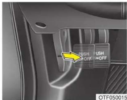 KIA Optima Hybrid (2012) - FREIN DE STATIONNEMENT - 1