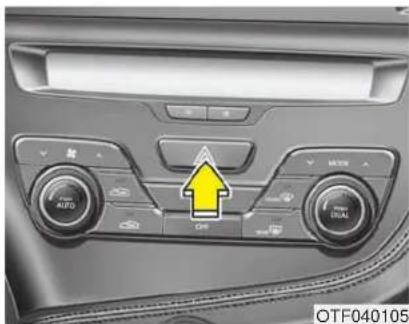 KIA Optima Hybrid (2012) - FEUX DE DÉTRESSE - 1