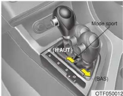 KIA Optima Hybrid (2012) - - Changement de vitesse - 1