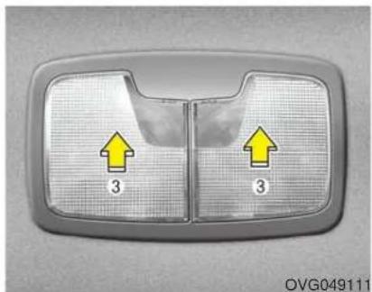 KIA Optima Hybrid (2012) - Lampe de lecture - 1