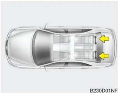 KIA Optima Hybrid (2012) - AVERTISSEMENT - Longeron - 1