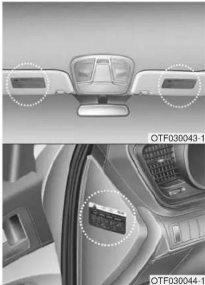 KIA Optima Hybrid (2012) - Ajouter un équipement ou modifier un véhicule équipé de coussins gonflables - 1