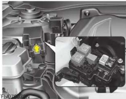 KIA Optima Hybrid (2012) - Fusible de la pompe de refroidissement de l'huile / Fusible du ventilateur de refroidissement - 1