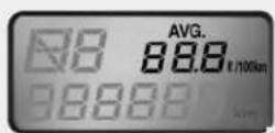 KIA Sportage (2010) - Temps de conduite (« E/T » affiché) - 2