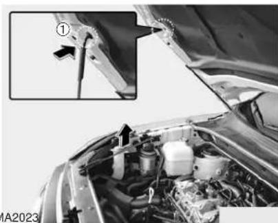 KIA Sportage (2010) - Ouverture du capot : - 2