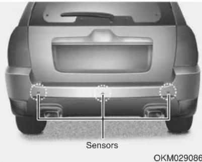 KIA Sportage (2010) - SYSTÈME D'ASSISTANCE DE STATIONNEMENT À RECULONS (SI ÉQUIPÉ) - 1
