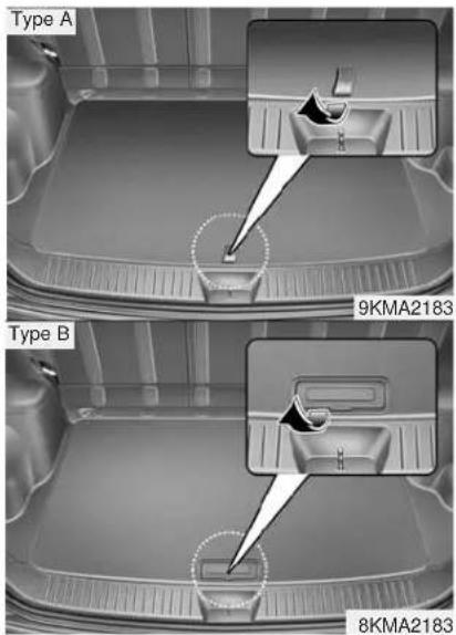 KIA Sportage (2010) - SOUTE À BAGAGES CENTRALE (SELON L'ÉQUIPEMENT) - 2