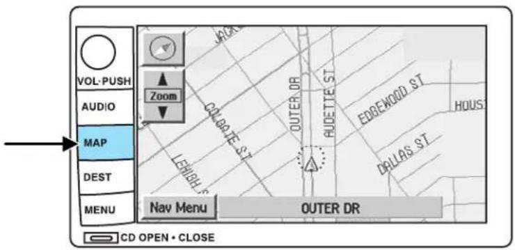 Lincoln Town Car (2007) - Mapdisplayinformation - 1
