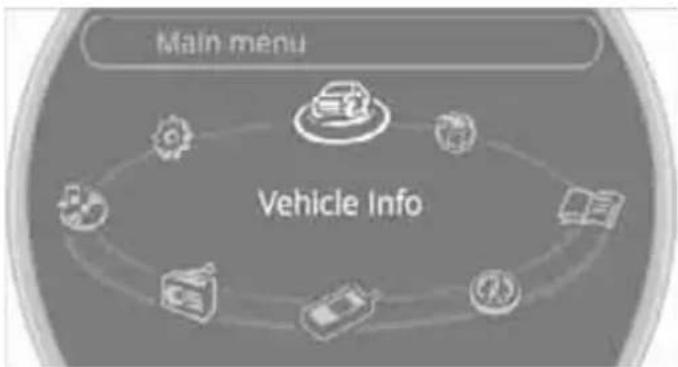 MINI Clubman (2011) - Open the main menu - 1