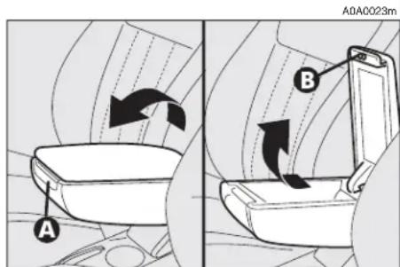 ALFA ROMEO 159 (2010) - CENTRAL ARMREST (fig. 16) (upon request for versions/markets where applicable) - 1
