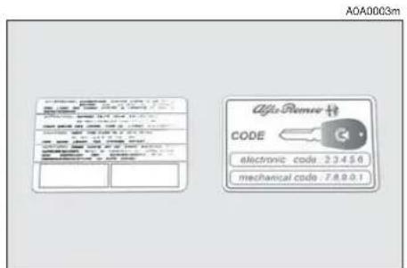 ALFA ROMEO 159 (2010) - KEY WITH REMOTE CONTROL - 1