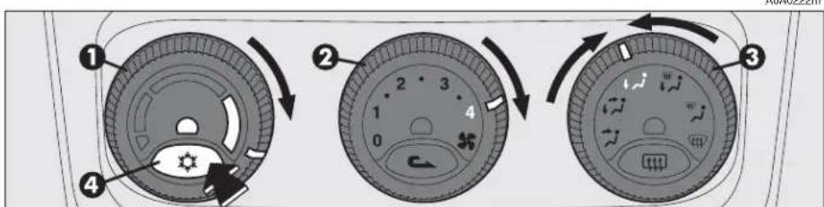 ALFA ROMEO 159 (2010) - HEATING (fig. 104) - 1