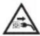 AL-KO HT 550 Safety Cut - Significato dei simboli sulla macchina - 4