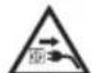 AL-KO HT 550 Safety Cut - Znaczenie symboli na urządzeniu - 4