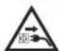 AL-KO HT 550 Safety Cut - Signification des symboles sur l'appareil - 4