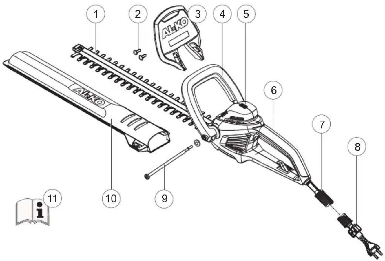 AL-KO HT 600 Flexible Cut - Zweihand - Betätigung - 1