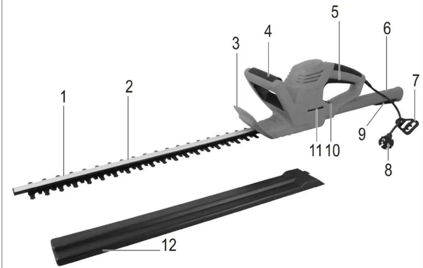 ATIKA HA 550/58 - Taille-haie - 1