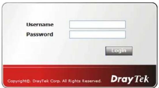 Draytek Vigor 2130n - Accessing Web Page - 2