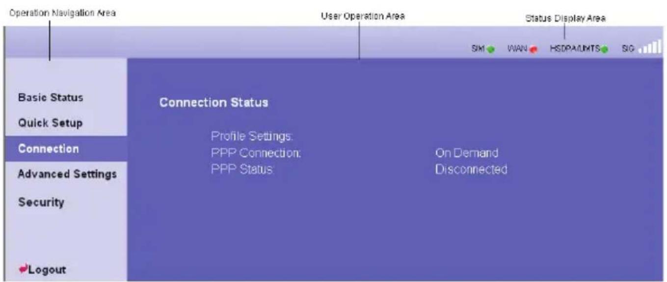 HUAWEI B970 - Describing the Management Page - 1