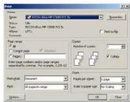 RICOH Aficio MP C4500 - PCL Print driver - 2