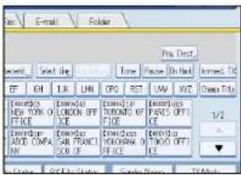 RICOH Aficio MP C4500 - Faxing - 1