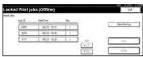 RICOH Aficio MP C4500 - Printing a Locked Print File - 3