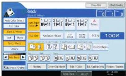 RICOH Aficio MP C4500 - Making Two-sided Copies from One-sided Originals - 2
