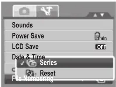 POLAROID i1237 - - Setting File Numbering - 3