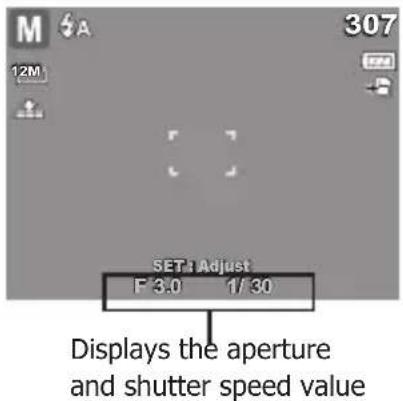POLAROID i1237 - To activate Manual Exposure - 1